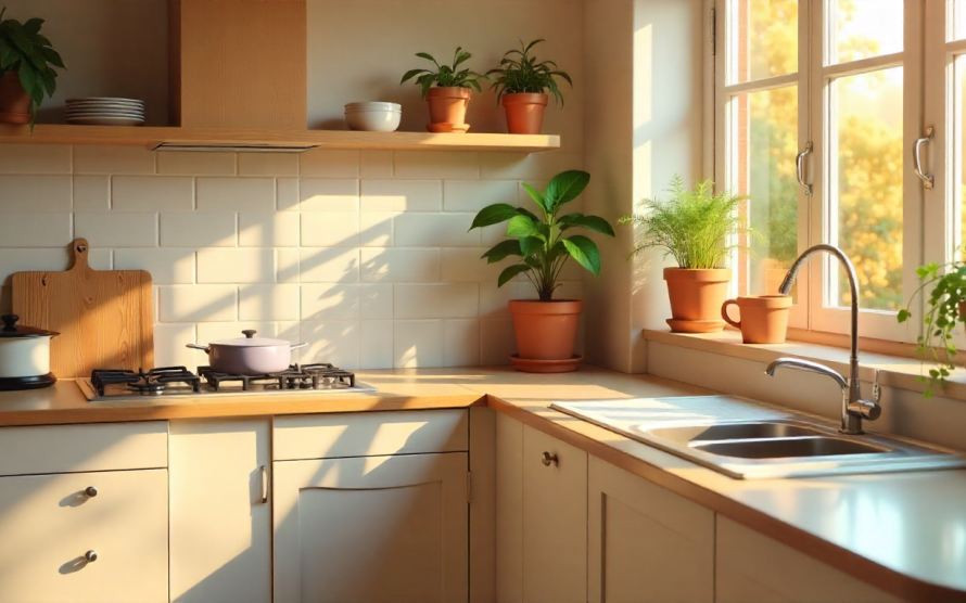 گیاهان آپارتمانی مناسب آشپزخانه