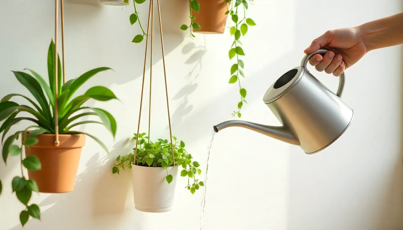 آبیاری گیاهان آپارتمانی